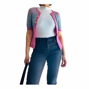 ★ Dries Van Noten Knit Button Down Cashmere Knit Top - Multicolored ★